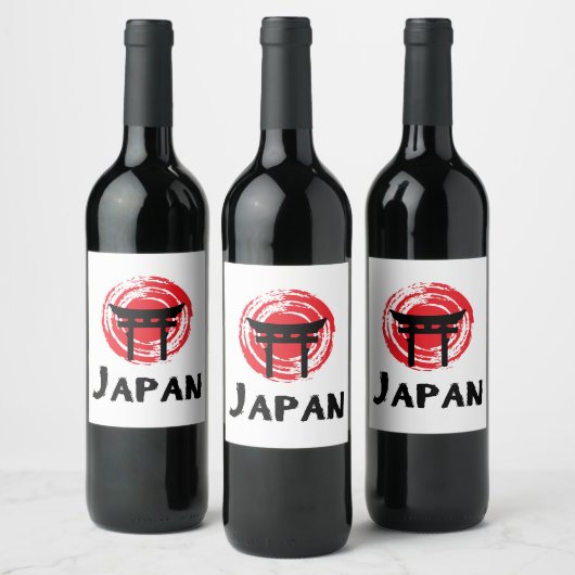 日本 ワインラベル (ボトル)