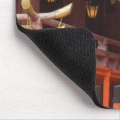 日本、京都、伏見、稲荷大社2 マウスパッド (コーナー)