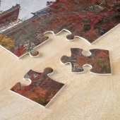 日本、京都、塔秋色 ジグソーパズル (側面)