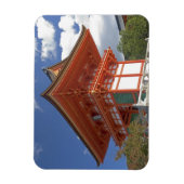 日本 京都 寺の聳える門 マグネット (縦)