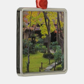 日本、京都、嵐山、大河内山荘 メタルオーナメント (右)