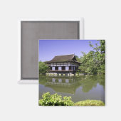 日本 京都 平安神宮の日本庭園 マグネット (正面/裏面)