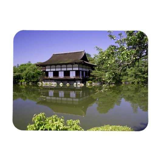 日本 京都 平安神宮の日本庭園 マグネット (横)