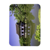 日本 京都 平安神宮の日本庭園 マグネット (縦)