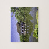 日本·京都·平日本の安神社庭園 ジグソーパズル (縦)