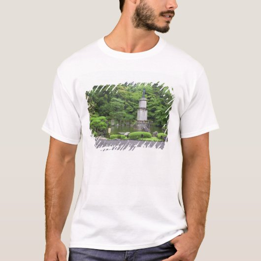 日本 京都 枯山水 Tシャツ (正面)