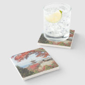 日本、京都。秋の清水寺 ストーンコースター (横)