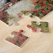 日本、京都。秋色の清水寺 ジグソーパズル (側面)