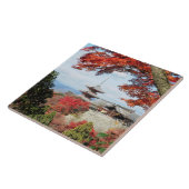 日本、京都。秋色の清水寺 タイル (側面)