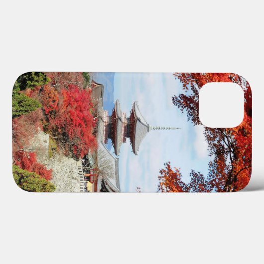 日本、京都。秋色の清水寺 Case-Mate iPhoneケース (裏面 (横))
