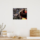 日本、京都。芸者の背面クローズアップ ポスター (キッチン)