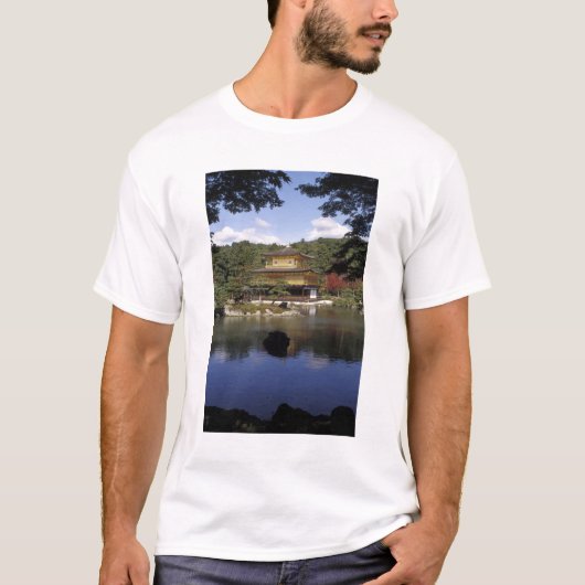 日本、京都、金閣寺、禅寺 Tシャツ (正面)