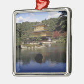 日本、京都、金閣、禅寺 メタルオーナメント (左)