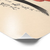 日本 – 伝統的歌舞伎 – 赤1 - フォトプリント            (角)