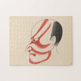 日本 – 伝統的歌舞伎 – red4 - ジグソーパズル