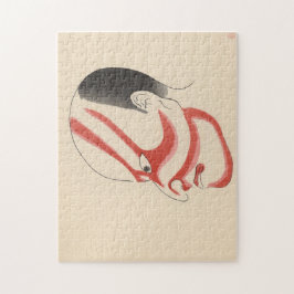 日本 – 伝統的歌舞伎 – red4 - ジグソーパズル