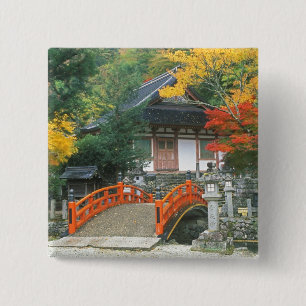 日本 奈良 竜禅寺 缶バッジ