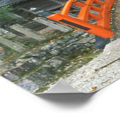 日本、奈良、龍禅寺 ポスター (角)