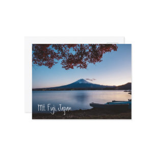 日本，富士山 ポストカード