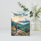 日本 富士山 ポストカード (スタンド正面)
