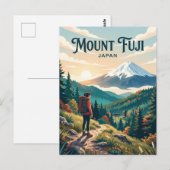 日本 富士山 ポストカード (正面/裏面)