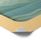 日本 | 山藤 | 紙切断 ポスター (角)