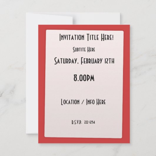 日本 招待状 (裏面)