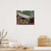 日本、日光。東照宮と2つの廟 ポスター (キッチン)