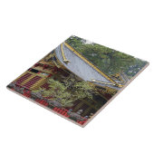 日本、日光。東照宮·陵墓2 タイル (側面)