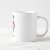 日本,旭日寺のロゴジャイアント社の土地 ジャンボコーヒーマグカップ (右)