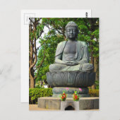 日本,東京の仏像 ポストカード (正面/裏面)