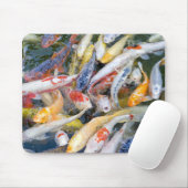 日本、東京、魚の泳ぎ方 マウスパッド (マウス)