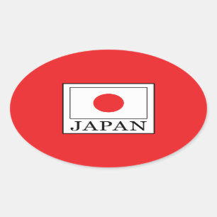 日本 楕円形シール
