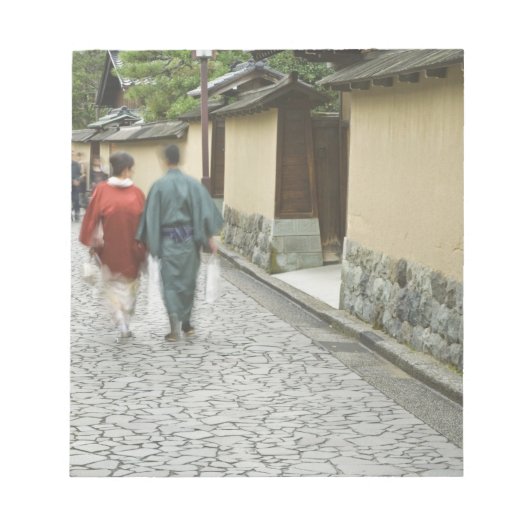 日本、石川、金沢、武家屋敷 ノートパッド (正面)