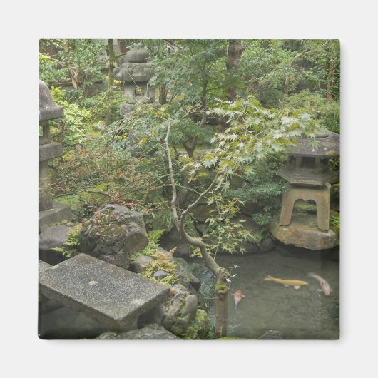 日本、石川、金沢、野村武家住宅 マグネット (正面)