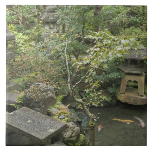 日本、石川、金沢、野村武家 タイル (正面)