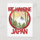 日本 箱根山 インビテーションポストカード (正面)