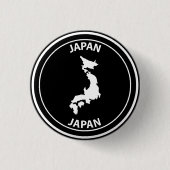 日本 缶バッジ (正面)