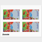 日本 長方形シール (シート)