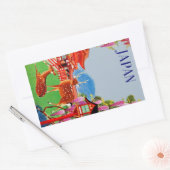 日本 長方形シール (封筒)