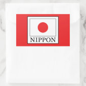 日本 長方形シール (バッグ)