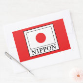 日本 長方形シール (封筒)
