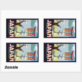 日本 長方形シール (シート)