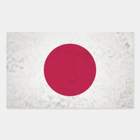 日本 長方形シール (正面)