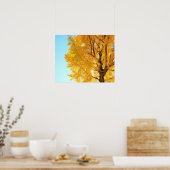 日本，長野県銀杏 ポスター (キッチン)