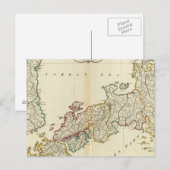 日本、韓国 ポストカード (正面/裏面)