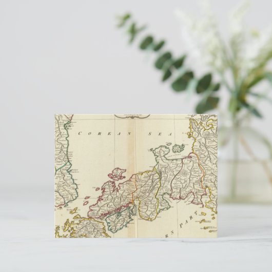 日本、韓国 ポストカード (スタンド正面)