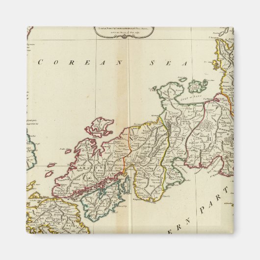 日本、韓国 マグネット (正面)