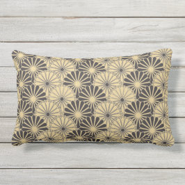 日本.黄色いフローラの花 アウトドアクッション