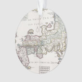 日本| 1769年の旧式な地図 オーナメント (正面)